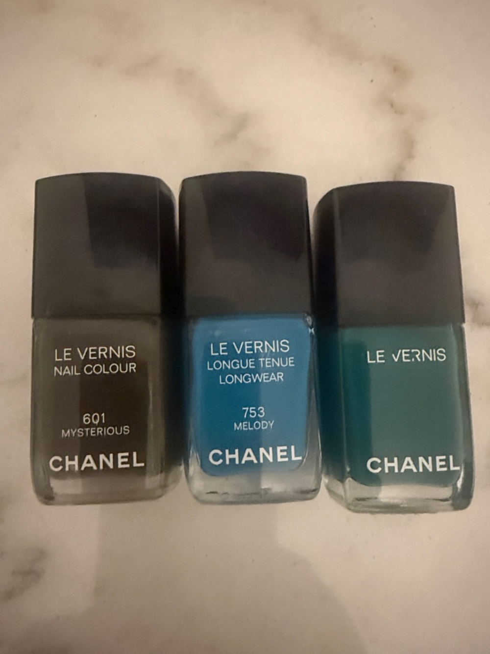 Chanel + YSL Luxe Beauty Bundle Manicure Set w/Tinted Mini Butter Balms & Case - Picture 4 of 7